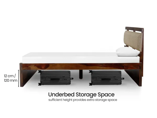 Fridge with Belle Queen Bed and Mattress Combo